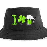 Saint Patrick's Day I Love Beer Sustainable Bucket Hat