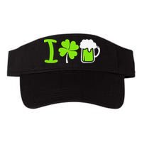 Saint Patrick's Day I Love Beer Valucap Bio-Washed Visor