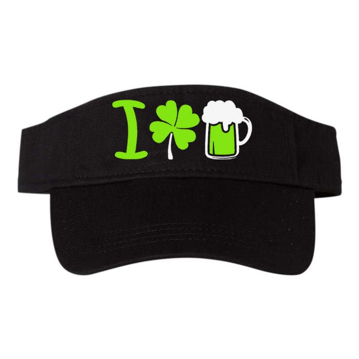 Saint Patrick's Day I Love Beer Valucap Bio-Washed Visor