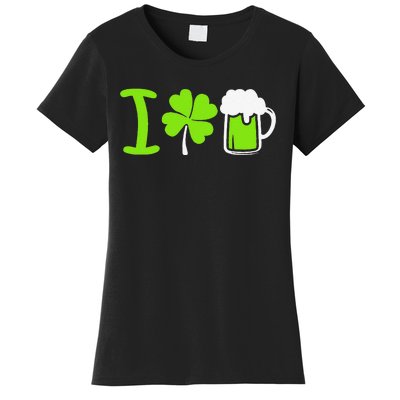 Saint Patrick's Day I Love Beer Women's T-Shirt