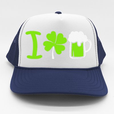 Saint Patrick's Day I Love Beer Trucker Hat