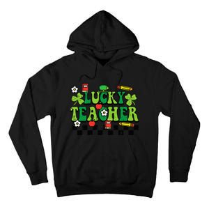 St Patricks Day Lucky Teacher Saint Paddys Groovy Tall Hoodie