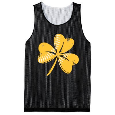 St Patricks Day Softball Shamrock Funny Sport Mesh Reversible Basketball Jersey Tank