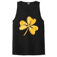 St Patricks Day Softball Shamrock Funny Sport PosiCharge Competitor Tank