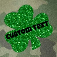 St. Patrick's Day Teacher Ms Mrs Personalized Name Green Glitter Legacy Tie Dye Trucker Hat