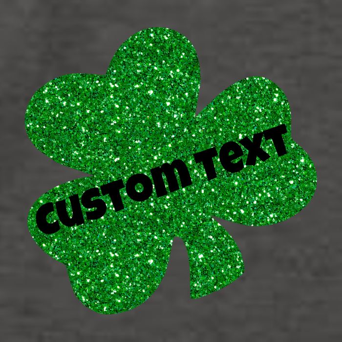 St. Patrick's Day Teacher Ms Mrs Personalized Name Green Glitter Vector Backpack