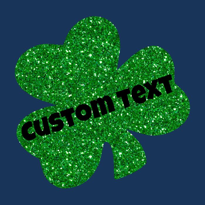 St. Patrick's Day Teacher Ms Mrs Personalized Name Green Glitter Infant Baby Jersey Bodysuit