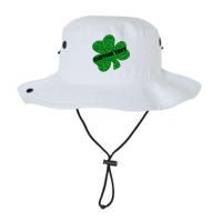 St. Patrick's Day Teacher Ms Mrs Personalized Name Green Glitter Legacy Cool Fit Booney Bucket Hat