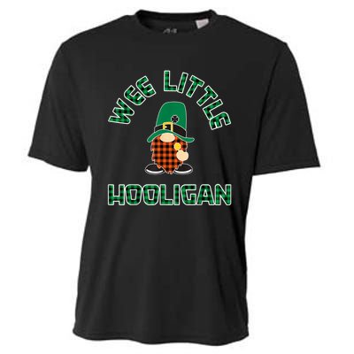 St Patricks Day Wee Little Hooligan Boy Kids Funny Cooling Performance Crew T-Shirt