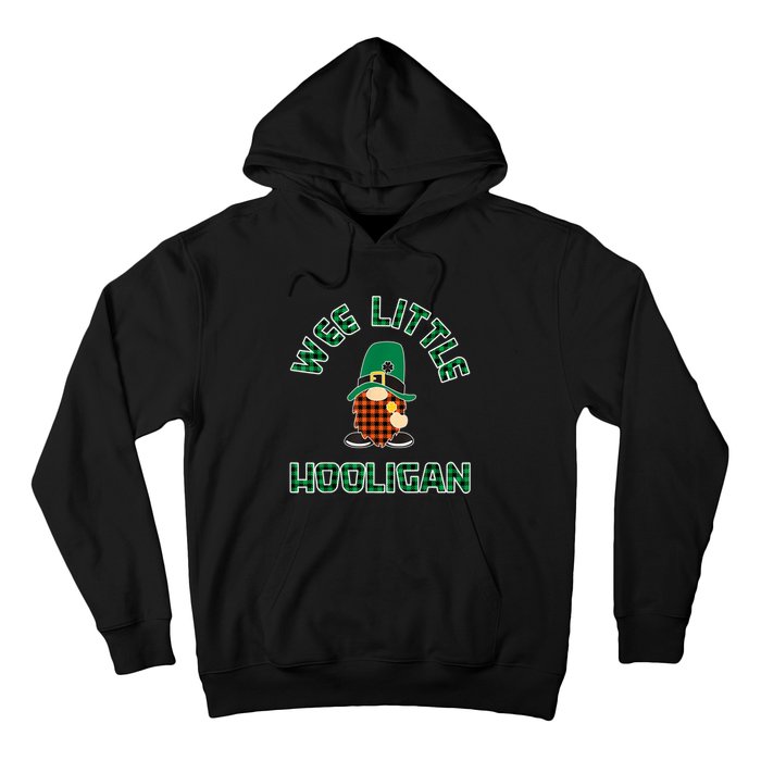 St Patricks Day Wee Little Hooligan Boy Kids Funny Hoodie