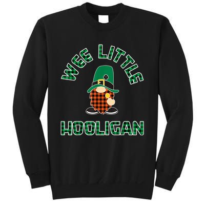 St Patricks Day Wee Little Hooligan Boy Kids Funny Sweatshirt