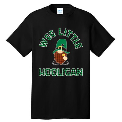 St Patricks Day Wee Little Hooligan Boy Kids Funny Tall T-Shirt