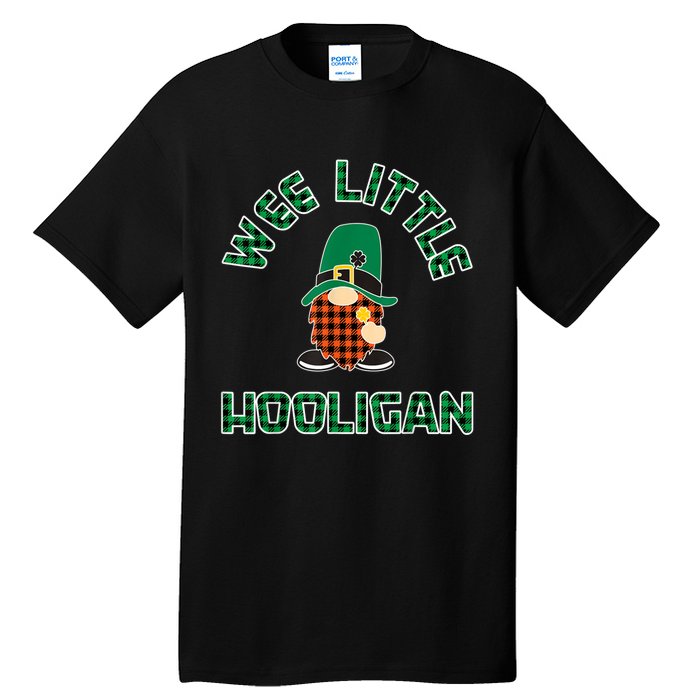 St Patricks Day Wee Little Hooligan Boy Kids Funny Tall T-Shirt