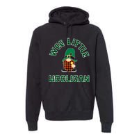 St Patricks Day Wee Little Hooligan Boy Kids Funny Premium Hoodie