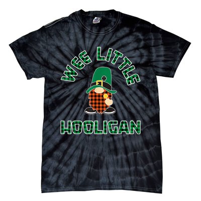 St Patricks Day Wee Little Hooligan Boy Kids Funny Tie-Dye T-Shirt