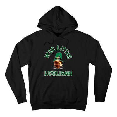 St Patricks Day Wee Little Hooligan Boy Kids Funny Tall Hoodie