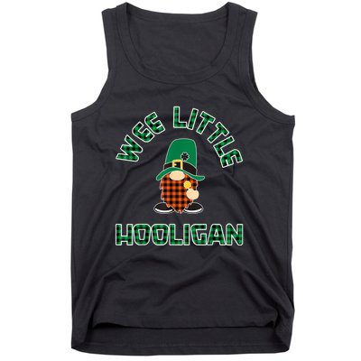 St Patricks Day Wee Little Hooligan Boy Kids Funny Tank Top