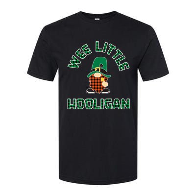 St Patricks Day Wee Little Hooligan Boy Kids Funny Softstyle CVC T-Shirt