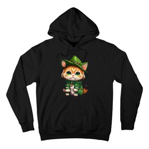 St. Patrick's Day Cats Lover Cute St Paddys Hoodie