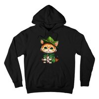 St. Patrick's Day Cats Lover Cute St Paddys Hoodie