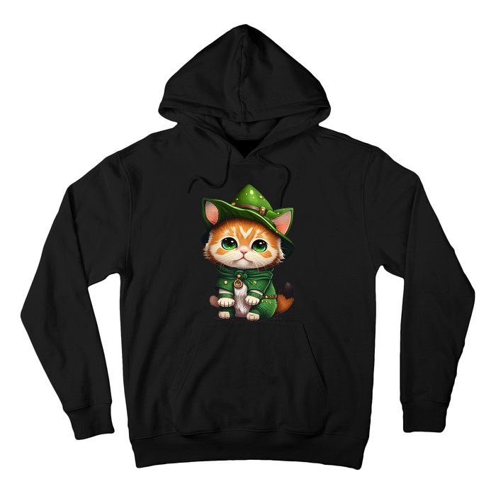 St. Patrick's Day Cats Lover Cute St Paddys Hoodie