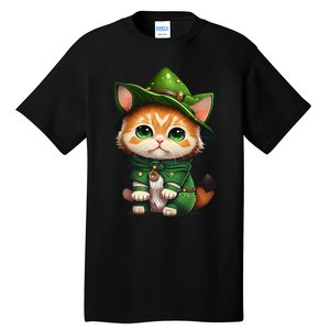 St. Patrick's Day Cats Lover Cute St Paddys Tall T-Shirt