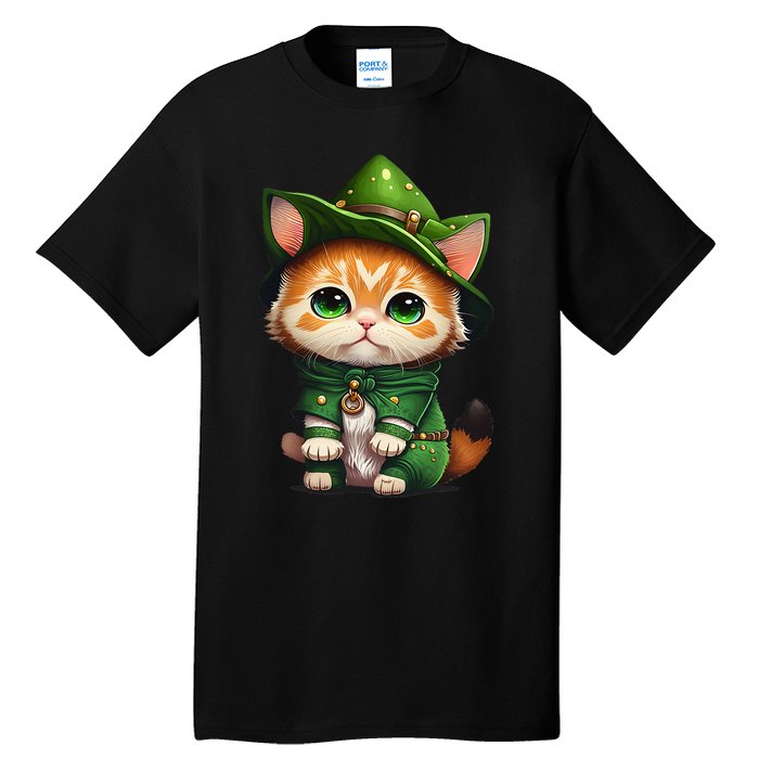 St. Patrick's Day Cats Lover Cute St Paddys Tall T-Shirt