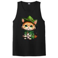 St. Patrick's Day Cats Lover Cute St Paddys PosiCharge Competitor Tank