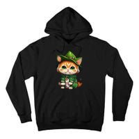 St. Patrick's Day Cats Lover Cute St Paddys Tall Hoodie