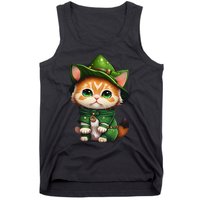 St. Patrick's Day Cats Lover Cute St Paddys Tank Top