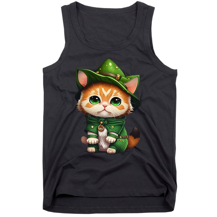 St. Patrick's Day Cats Lover Cute St Paddys Tank Top