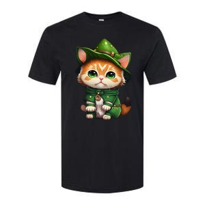 St. Patrick's Day Cats Lover Cute St Paddys Softstyle CVC T-Shirt