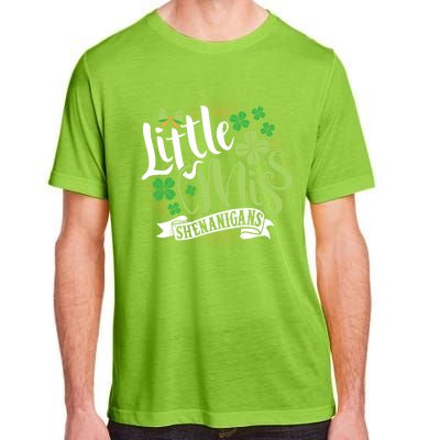 St Patrick's Day Little Miss Shenanigans Irish Cool Gift Adult ChromaSoft Performance T-Shirt