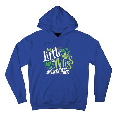 St Patrick's Day Little Miss Shenanigans Irish Cool Gift Hoodie