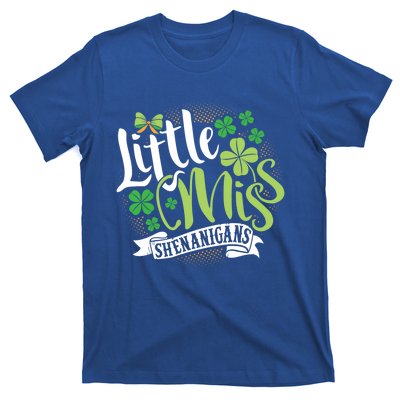 St Patrick's Day Little Miss Shenanigans Irish Cool Gift T-Shirt