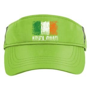 St Patrick's Day Patriotic Gift Distressed Irish Flag Gift Adult Drive Performance Visor