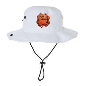 St Patricks Day Basketball Center Shamrock Meaningful Gift Legacy Cool Fit Booney Bucket Hat