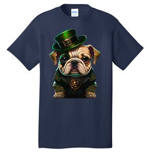 St Patricks Day Irish Bulldog Cute St Pattys Day Bulldog Tall T-Shirt