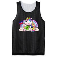 St. Patricks Day Irish Unicorn Haiti Haitian Ayiti Flag Mesh Reversible Basketball Jersey Tank