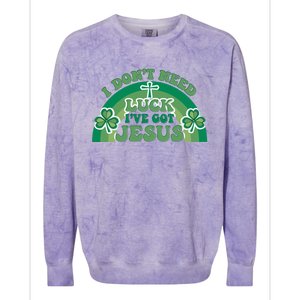 St Patricks Day Gift Colorblast Crewneck Sweatshirt