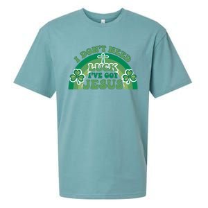 St Patricks Day Gift Sueded Cloud Jersey T-Shirt