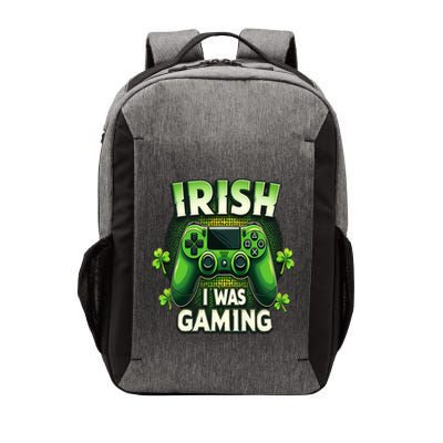 St Patricks Day Gamer Shamrock Irish I Was Gaming Gift Vector Backpack
