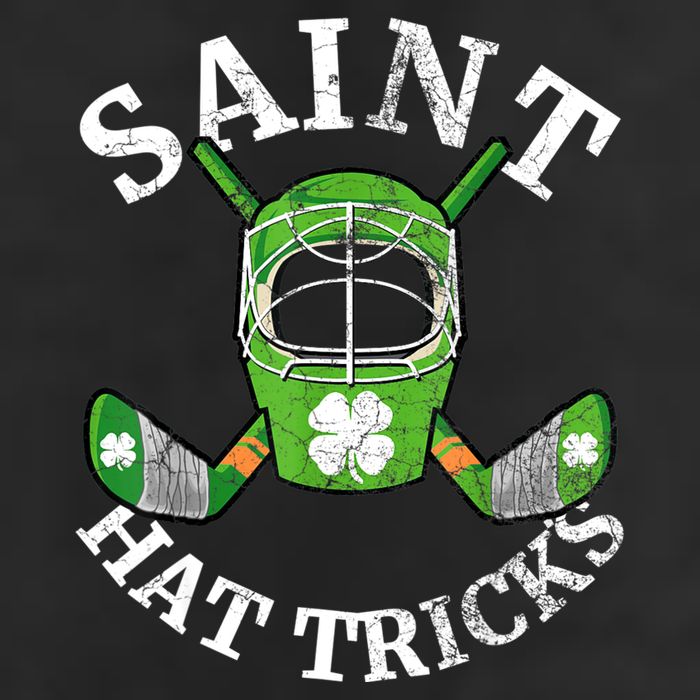 St Patricks Day Saint Hat Tricks Hockey Shamrock Kids Boys Adult Drive Performance Visor