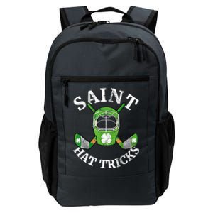 St Patricks Day Saint Hat Tricks Hockey Shamrock Kids Boys Daily Commute Backpack