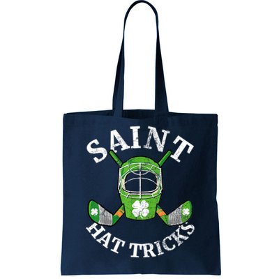 St Patricks Day Saint Hat Tricks Hockey Shamrock Kids Boys Tote Bag