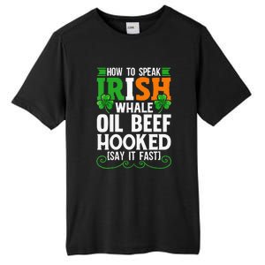 St Patricks Day How To Speak Funny Irish Tall Fusion ChromaSoft Performance T-Shirt