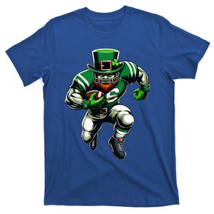 St Patrick's Day Leprechaun Football Player Irish T-Shirt