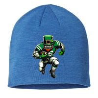 St Patrick's Day Leprechaun Football Player Irish Sustainable Beanie