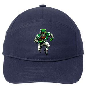 St Patrick's Day Leprechaun Football Player Irish 7-Panel Snapback Hat