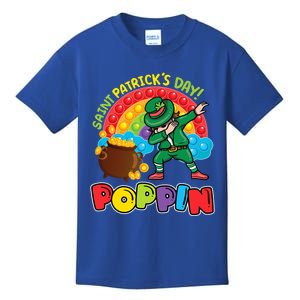 St Patrick's Day Poppin' Pop It Rainbow Leprechaun Cool Gift Kids T-Shirt